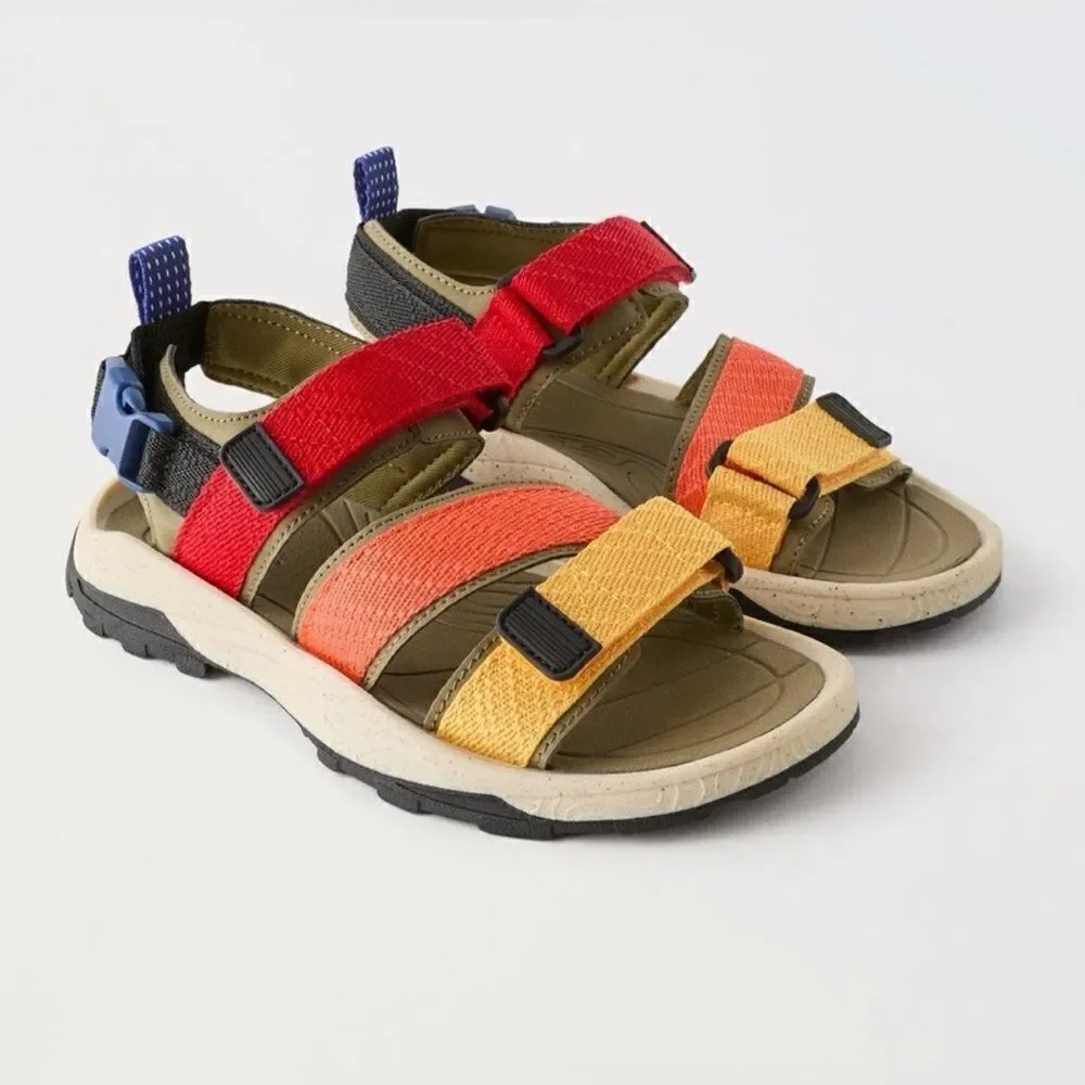 Zara Multicolored Sandals(Size 36/4.5)